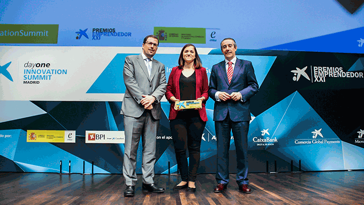 Judit Cubedo, CEO de GlyCardial, empresa ganadora de los Premios EmprendedorXXI en Cataluña.