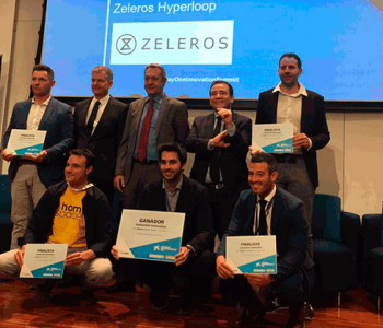 Juan Vicén, cofundador y CMO de Zeleros, empresa que desarrolla el sistema de transporte Hyperloop en España, ganadora de los Premios EmprendedorXXI en la Comunidad Valenciana.